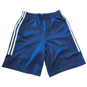 Adidas Blue Athletic Shorts - Juniors Boys Large 14/16
